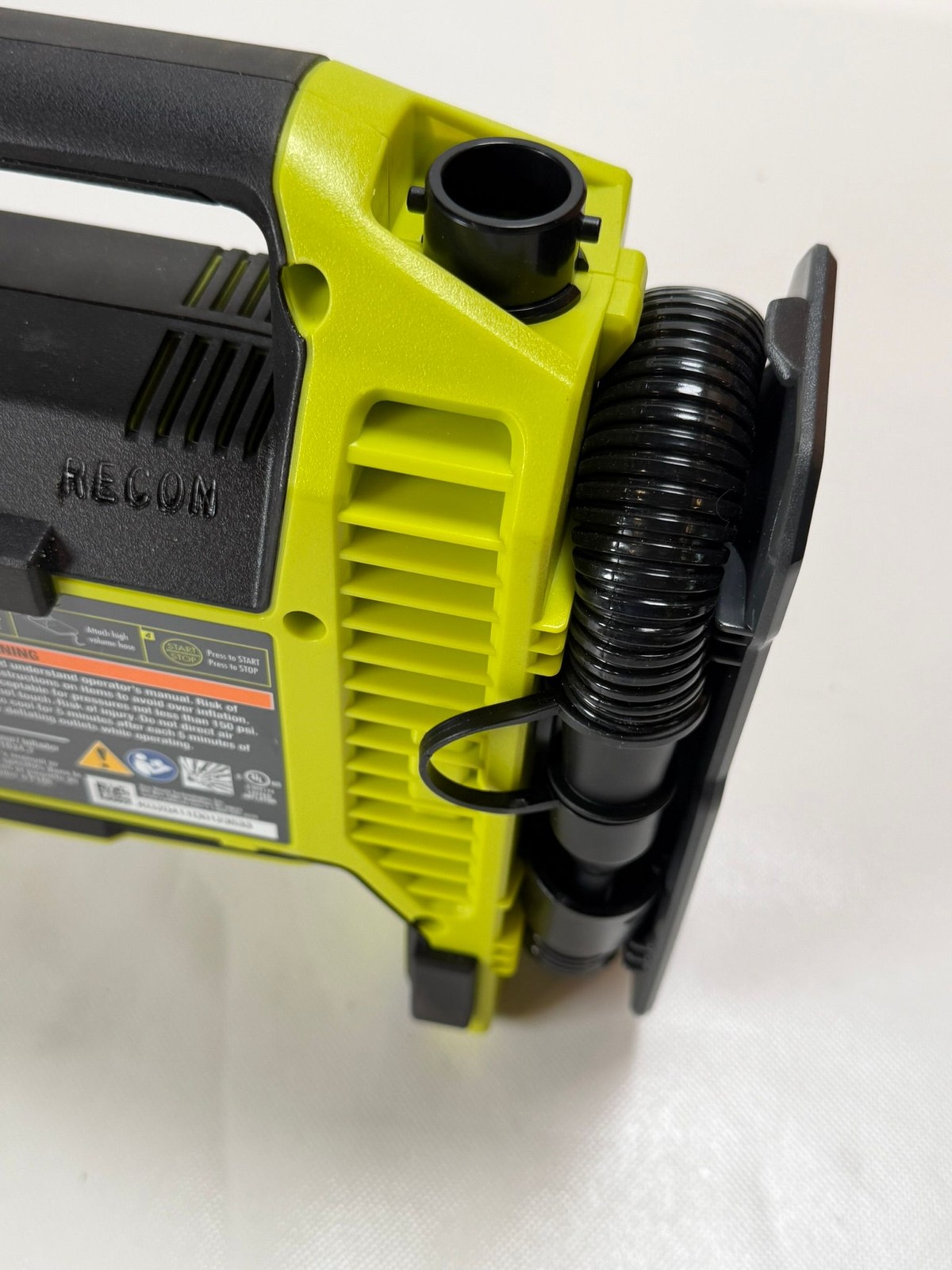 Ryobi ONE+ 18V Cordless Inflator Deflator P747 Portable Air Compressor Tool Only