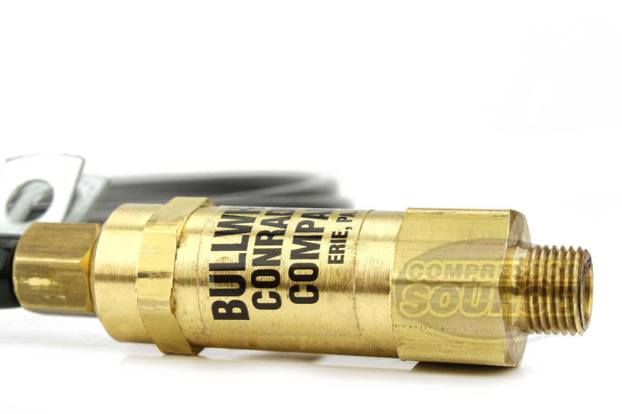 24" Small Bullwhip Throttle Control Cable For Gas Air Compressor Unloader