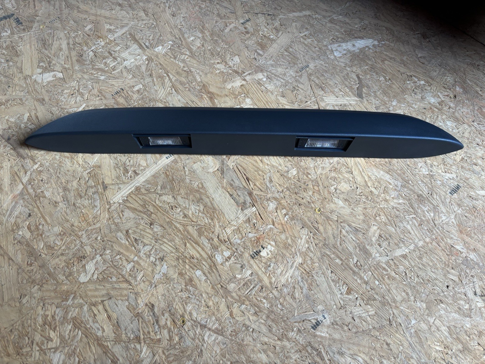 2019-2026 Mercedes Sprinter Rear Door Plate Number Trim Bracket w/ Light Holder