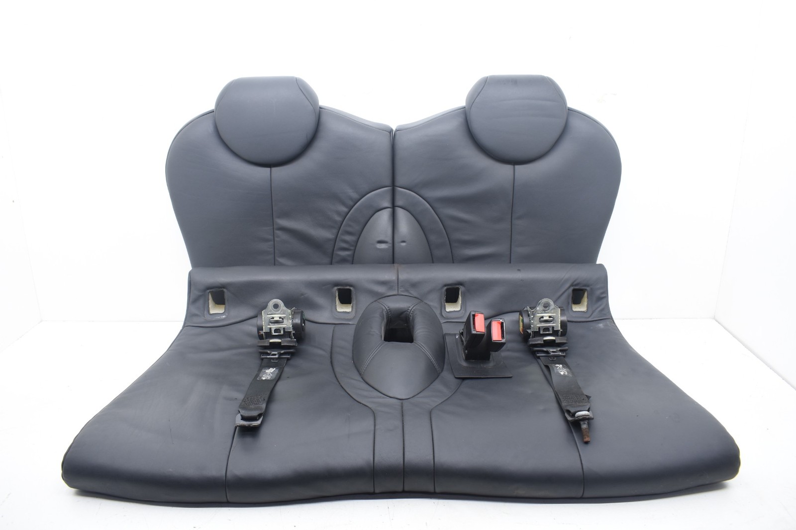 2006 Mini Cooper S R53 Rear Folding Seat Full Set Black OEM KW86