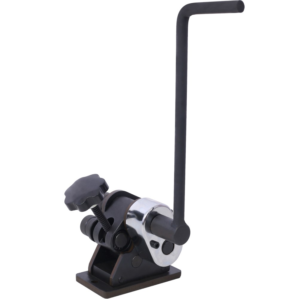 3" Ring Roller Bender Manual 1/4" Round 1"x3/16" Flat Steel Portable Hand Crank