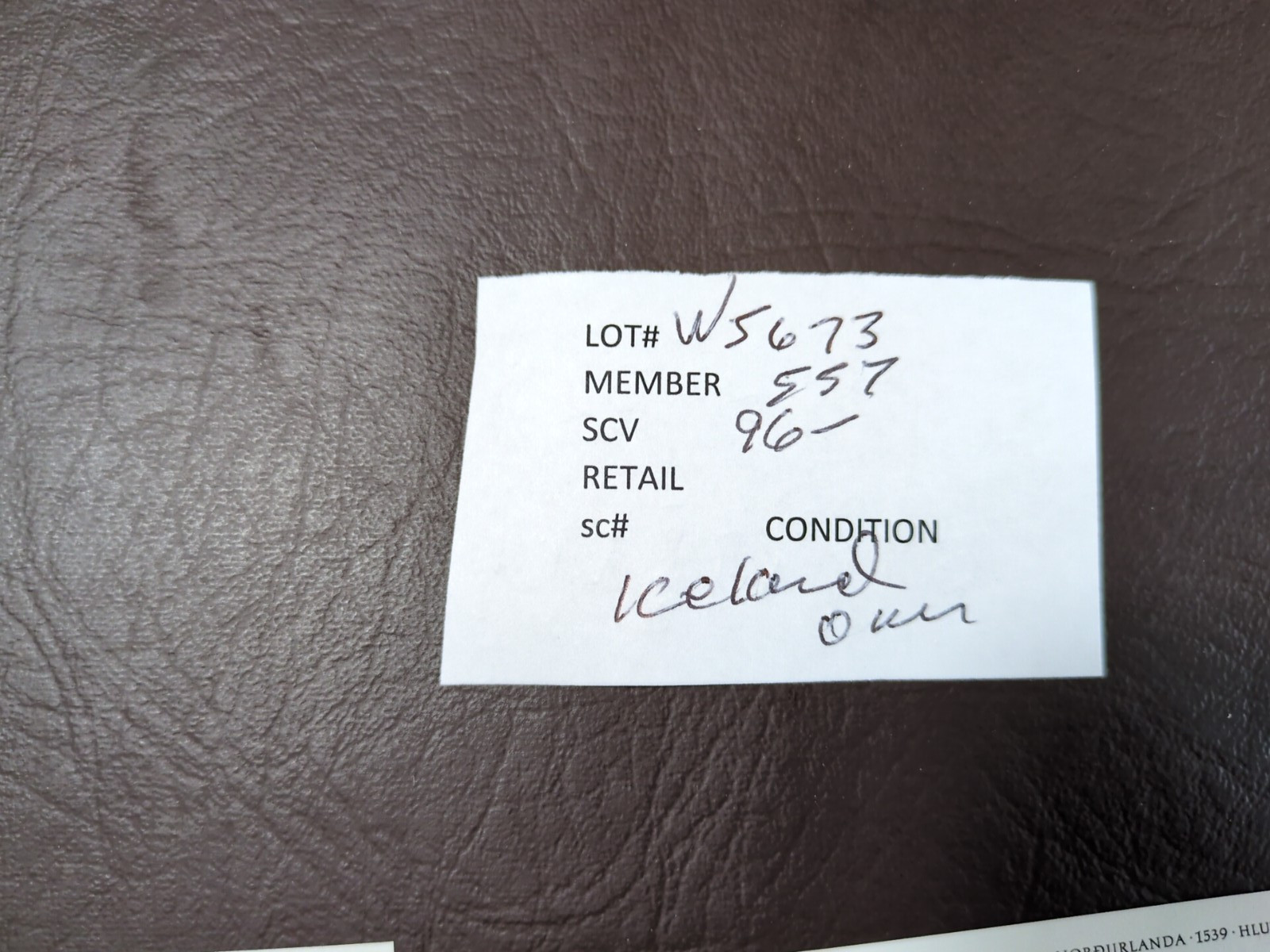 APC W5673 Icedland MNH scv $96