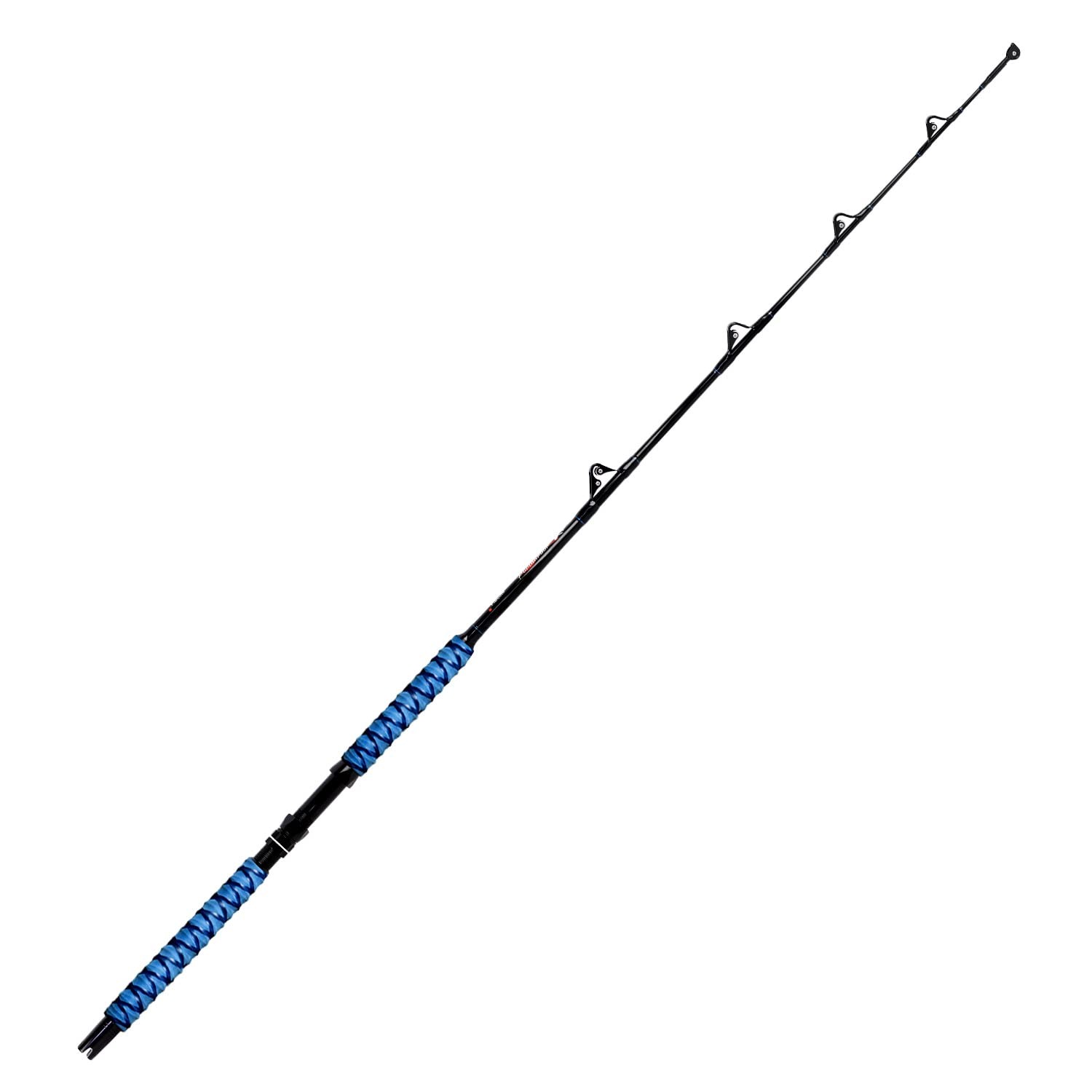 56 120-200lbs Blue Saltwater Fishing Rod Trolling Rod Deep Drop Sea Roller Rod