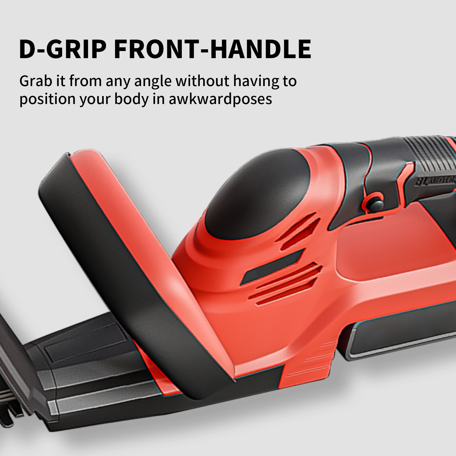 22'' Electric Hedge Trimmer Cordless Power Hedge Trimmer with 2Battery & Charger