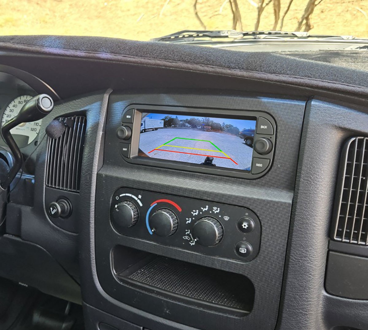 For 2002-2005 Dodge Ram Apple CarPlay Car Radio 8-Core 64GB Android 15 GPS WIFI