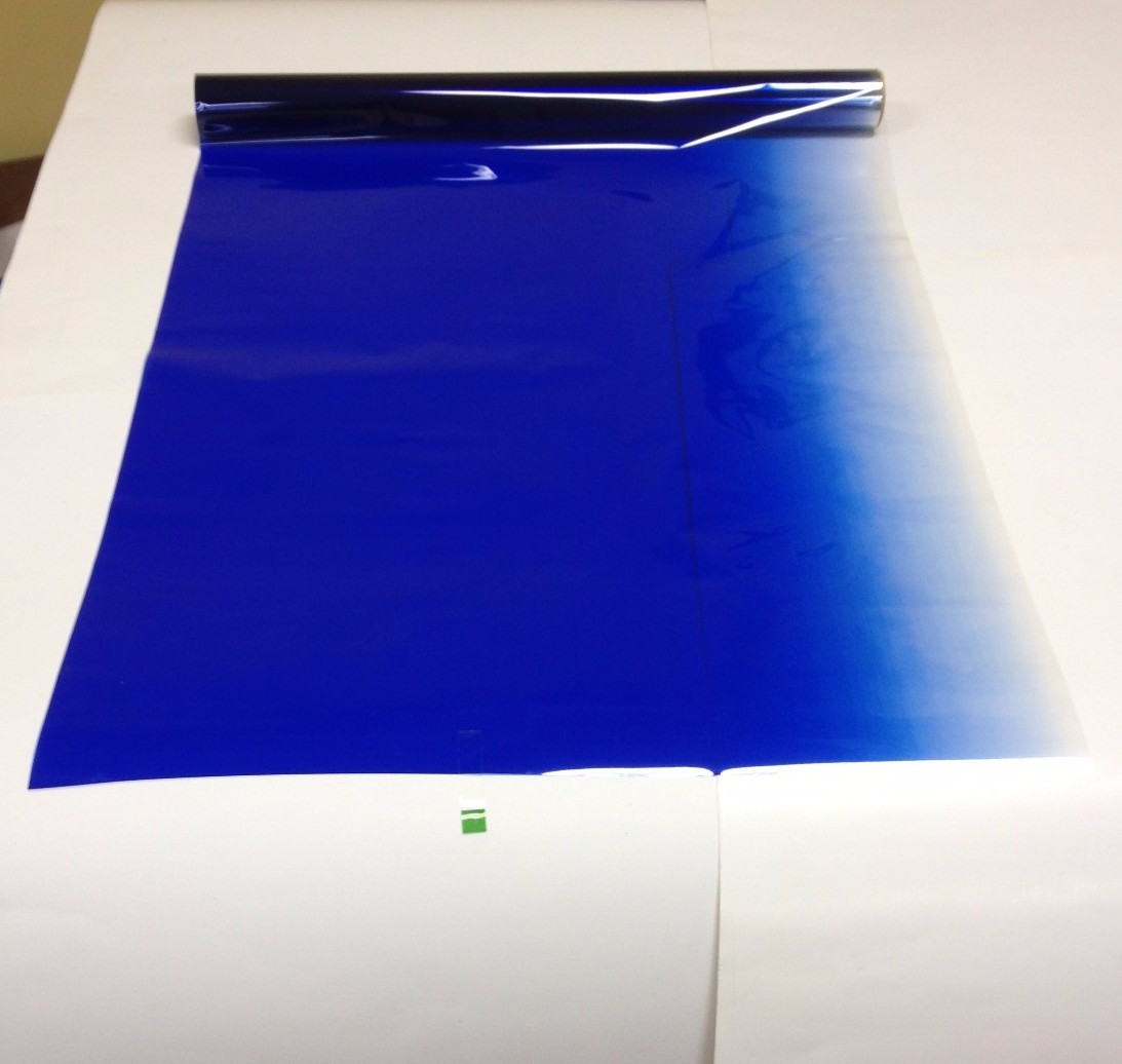 SOLAR 2 TONE BLUE TOP WINDOW FILM TINT 20" X 10 FEET F-14