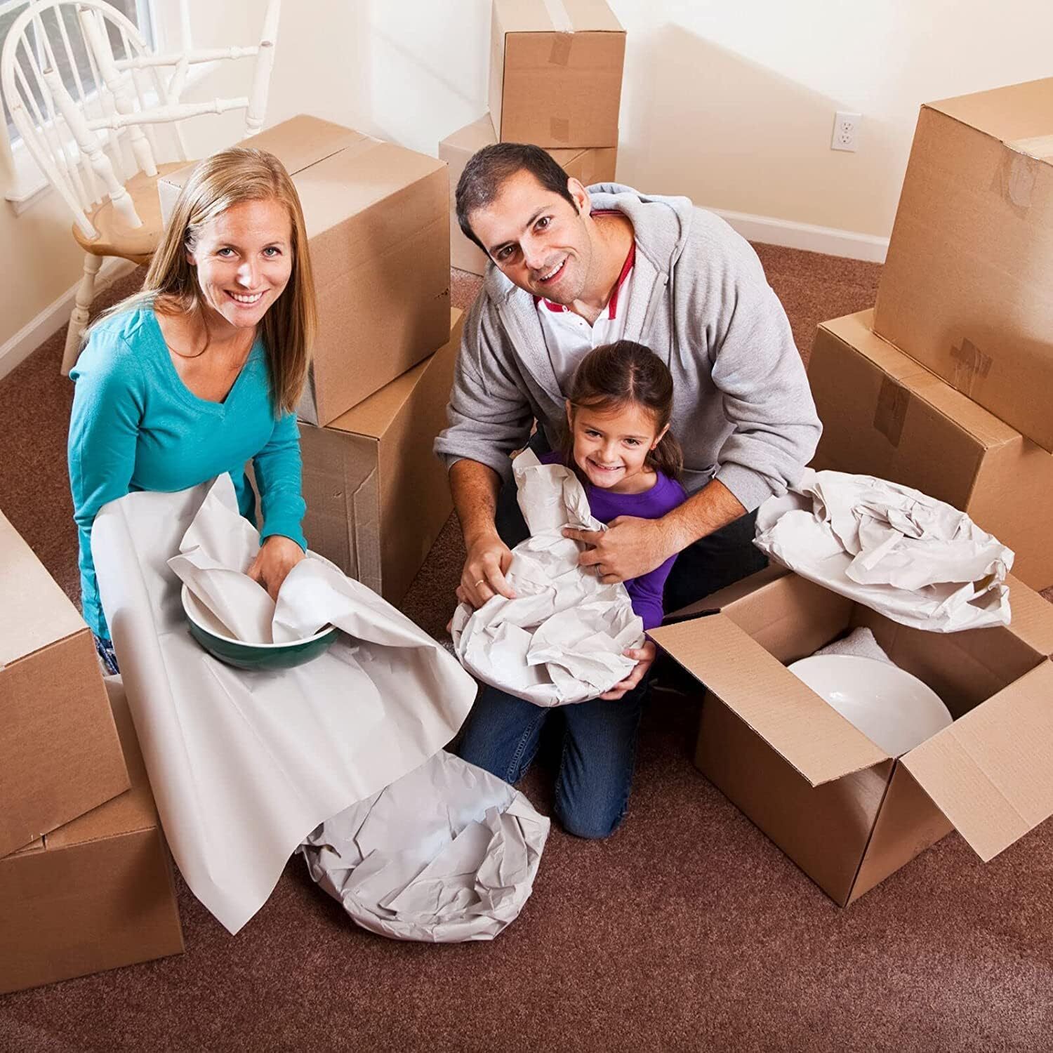 Large Packing Paper Sheets for Moving 31" X 21.5" Packaging Newsprint Paper 50 P