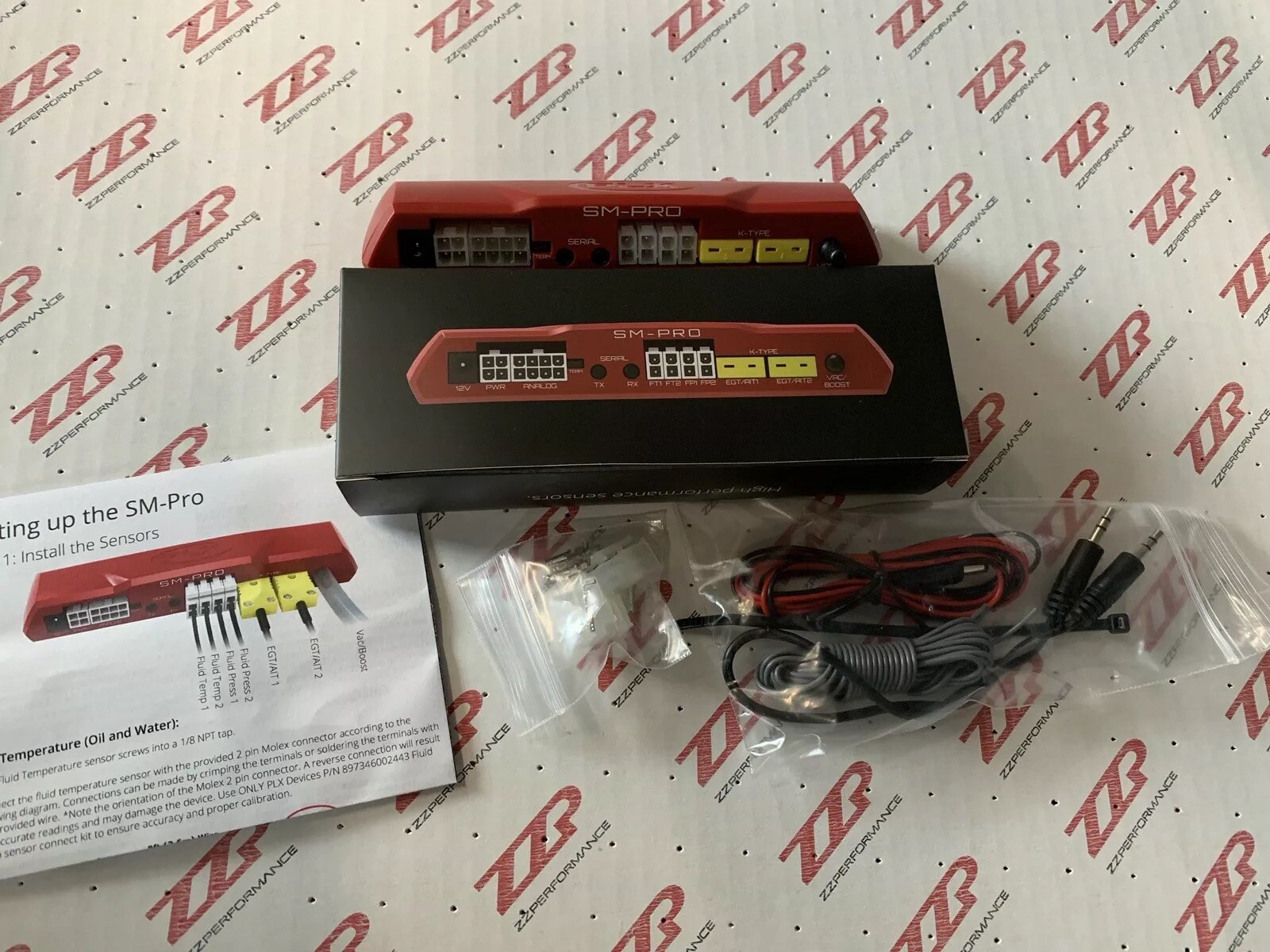 PLX Devices SM-Pro Multi Sensor Module - Boost, Fluid Temperature, Pressure, EGT