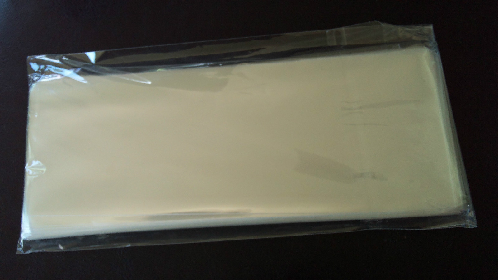 100 - 2"x6" CRISP CRYSTAL CLEAR FLAT CELLO BAGS