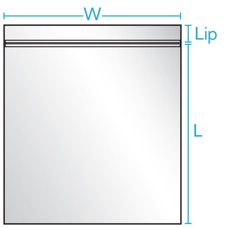 Clear Reclosable Zip Seal 2-Mil Plastic Bags Jewelry Storage Top Lock Baggies