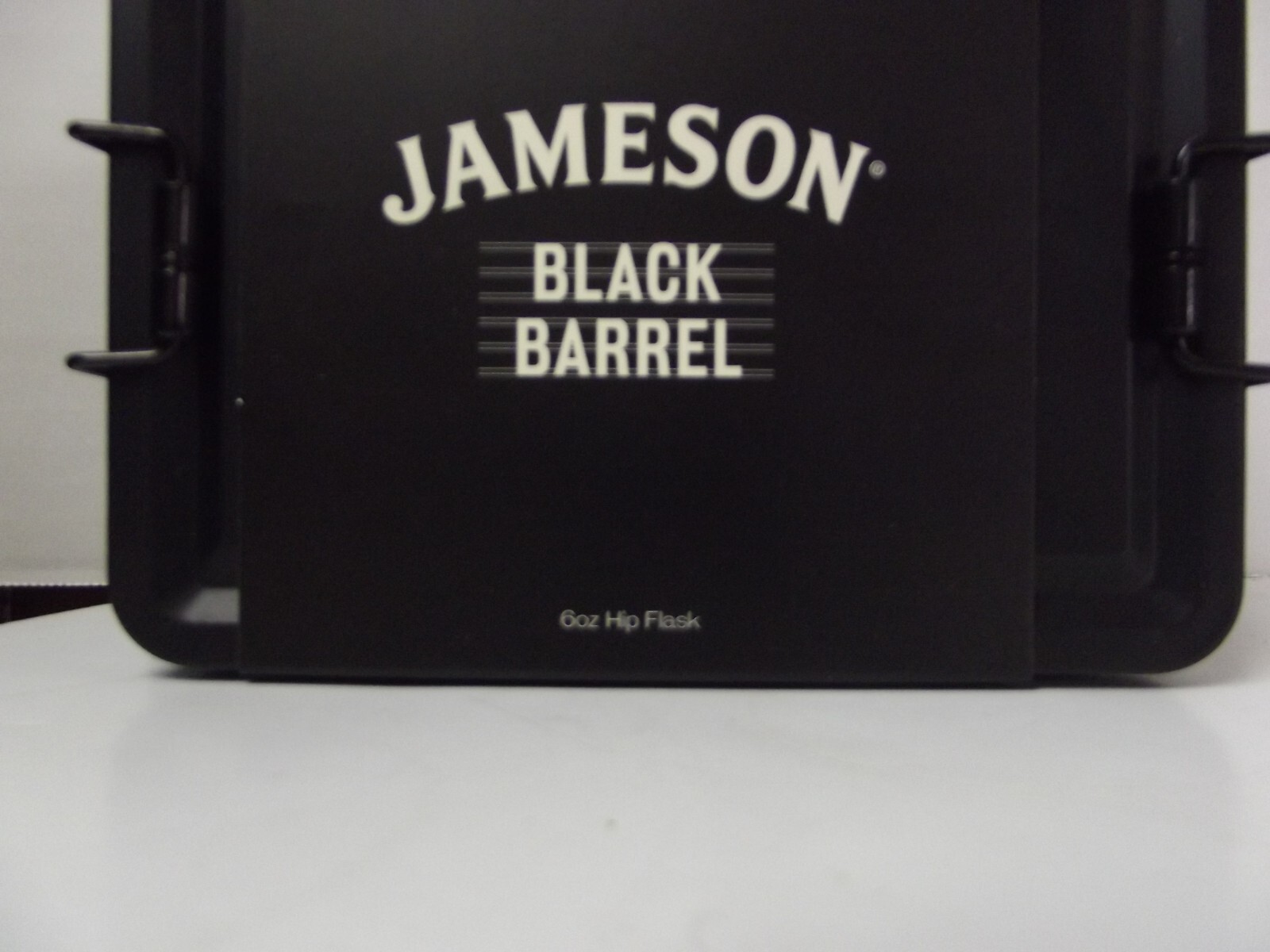 Jameson Flask Black Barrel Hip Flask In Gift Tin 6oz New Irish Whiskey