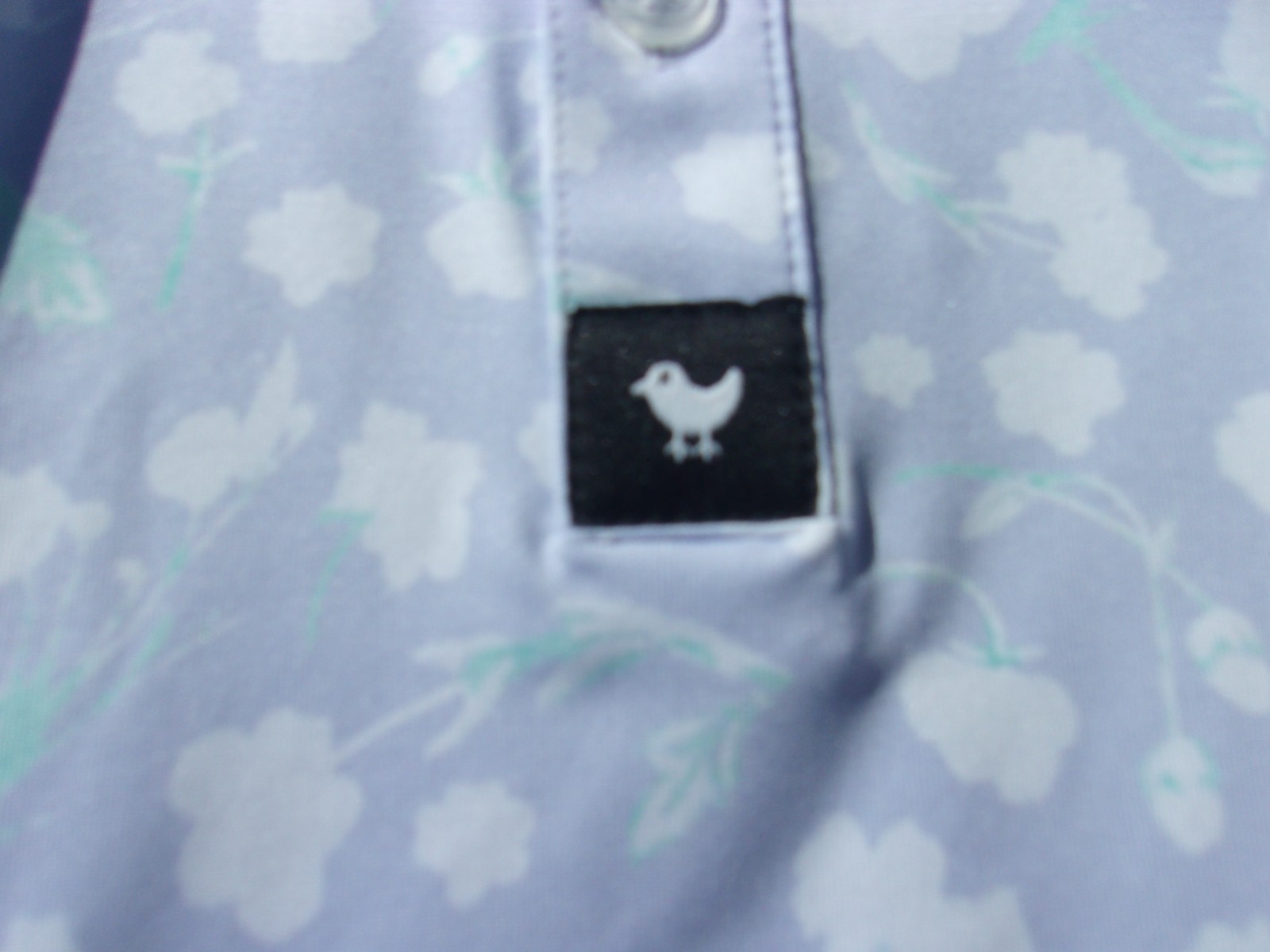 Bad Birdie Men's Golf Polo Shirt Purple Floral NWT L, XXL