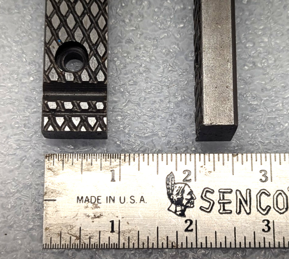 JET 5" Bench Vise Jaw Inserts D45-41 Serrated Replacement Set 11105S41 Screws