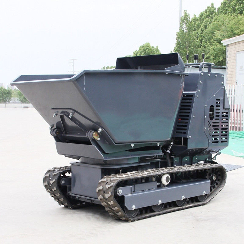 Rotation Dump Truck with B&S Engine Tracked Dumper Hydraulic Tipping Loader