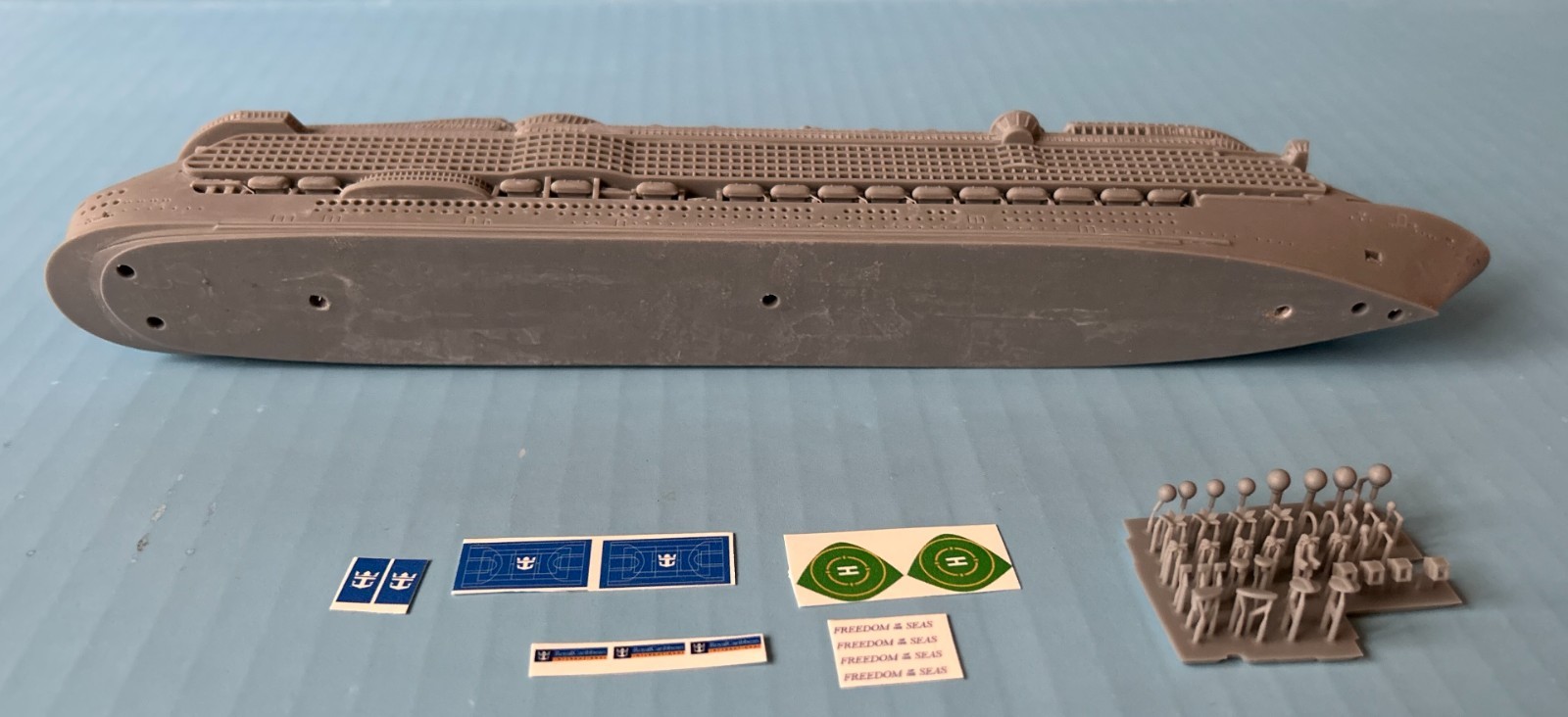 MODEL KIT cruise ship FREEDOM OF THE SEAS 3D print 1:1250, SCHERBAK Made in USA