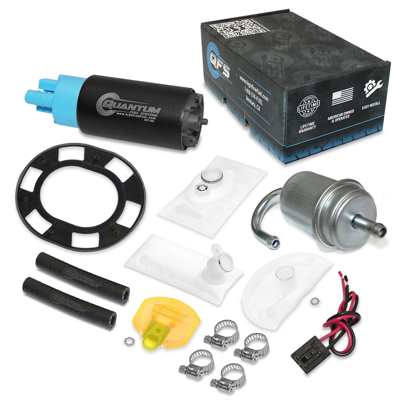 QFS Fuel Pump +Filter +Tank Seal for 00-03 Honda CBR 900RR 1100XX 16700-MCJ-010