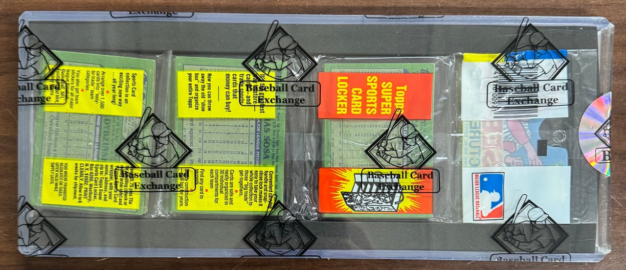 1982 Topps Baseball Rack Pack BBCE Wrapped & Sealed
