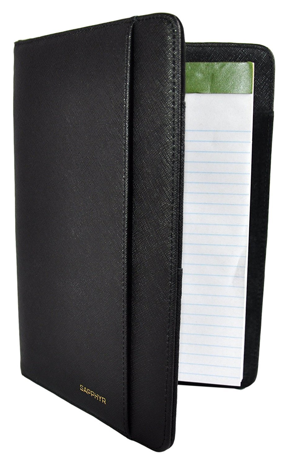 Saffiano Leather Padfolio by Sapphyr | Luxury Business Portfolio Organizer