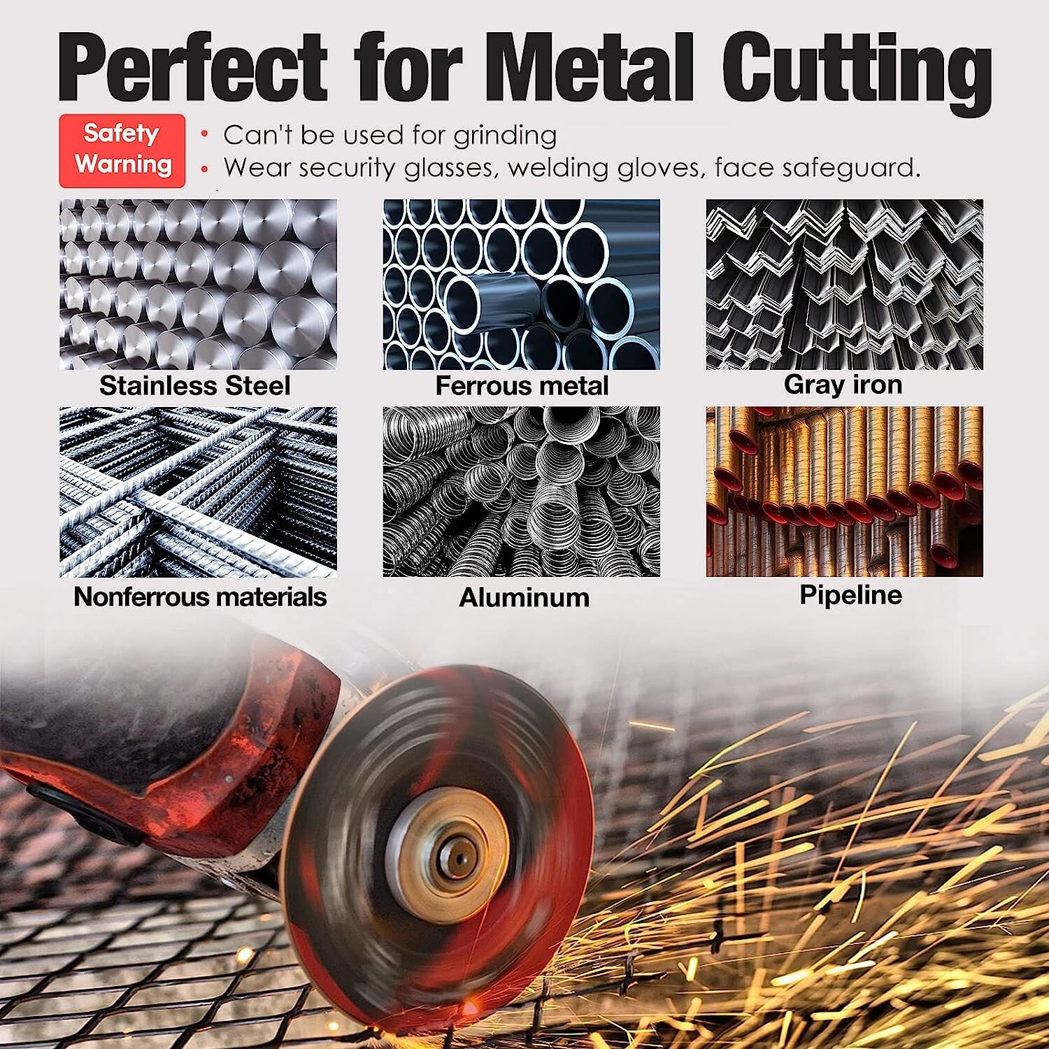 SHALL 50-Pack Cut Off Wheels 4 1/2 x 7/8 Inch`Angle Grinder Fast Cutting Disc US