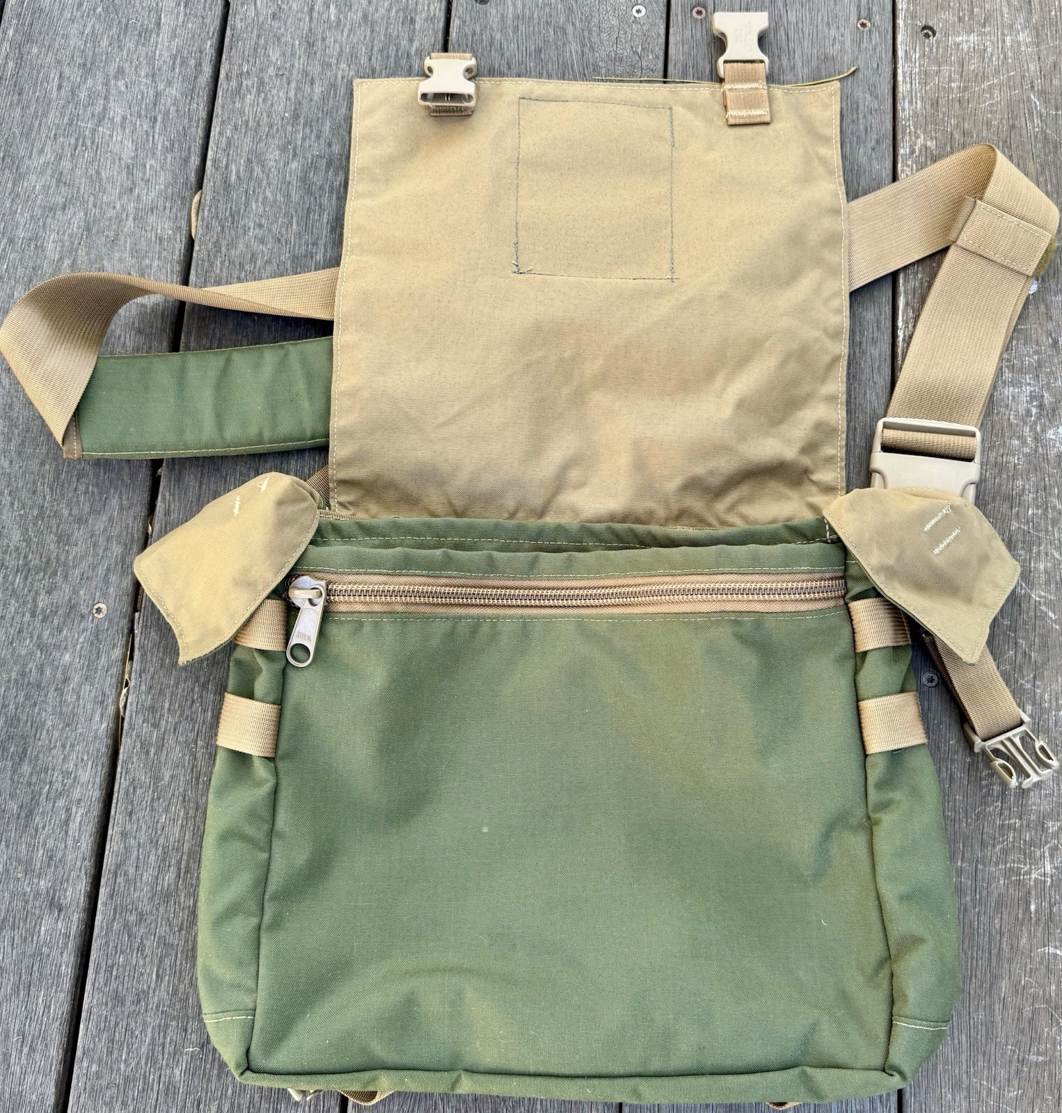 The Hidden Woodsmen Haversack Green and Coyote Plus extras