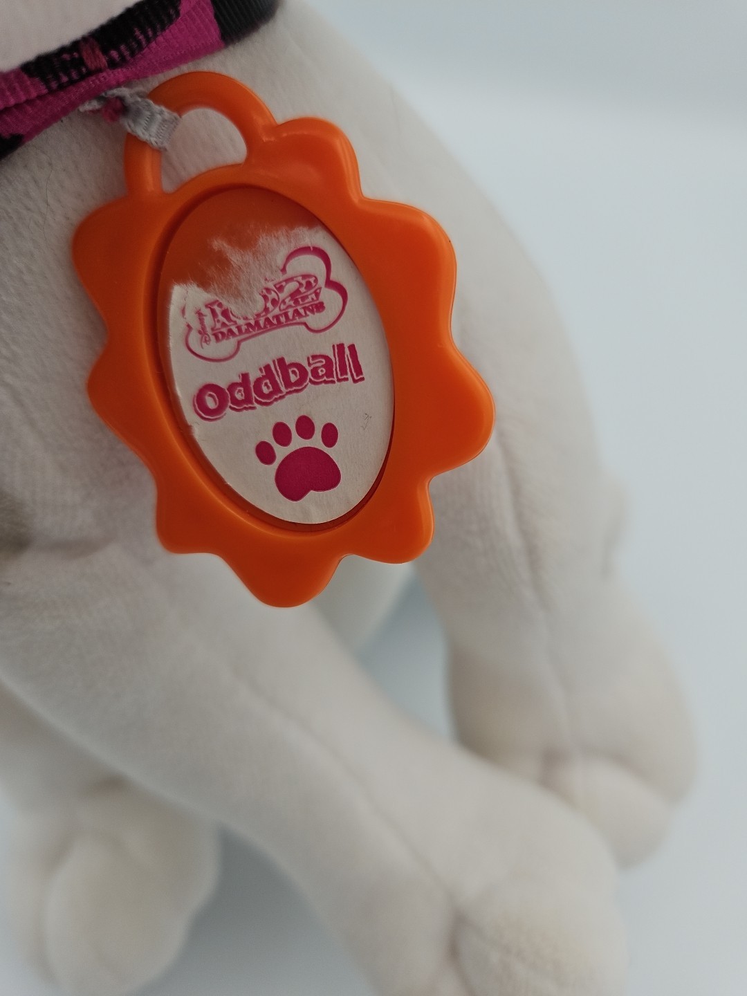 102 Dalmatians Vintage Disney Oddball Plush Puppy Dog Mattel- WORKS