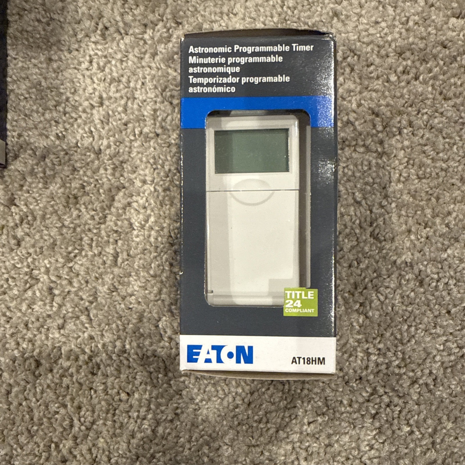 Eaton Astronomic Programmable Timer AT18HM-W New
