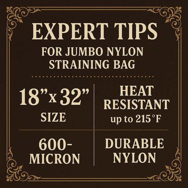 LD Carlson Jumbo Nylon Straining Bag
