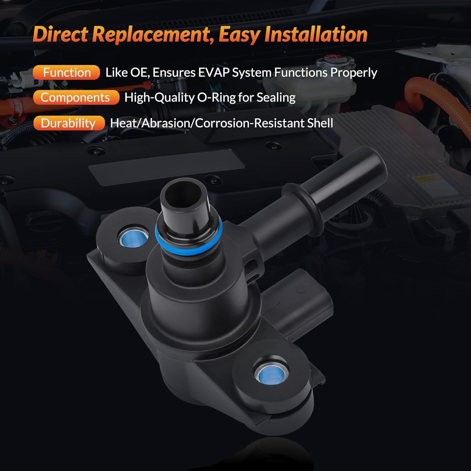 Vapor Canister Purge Valve Solenoid EVAP Compatible for Ford F-150,Escape, Explo