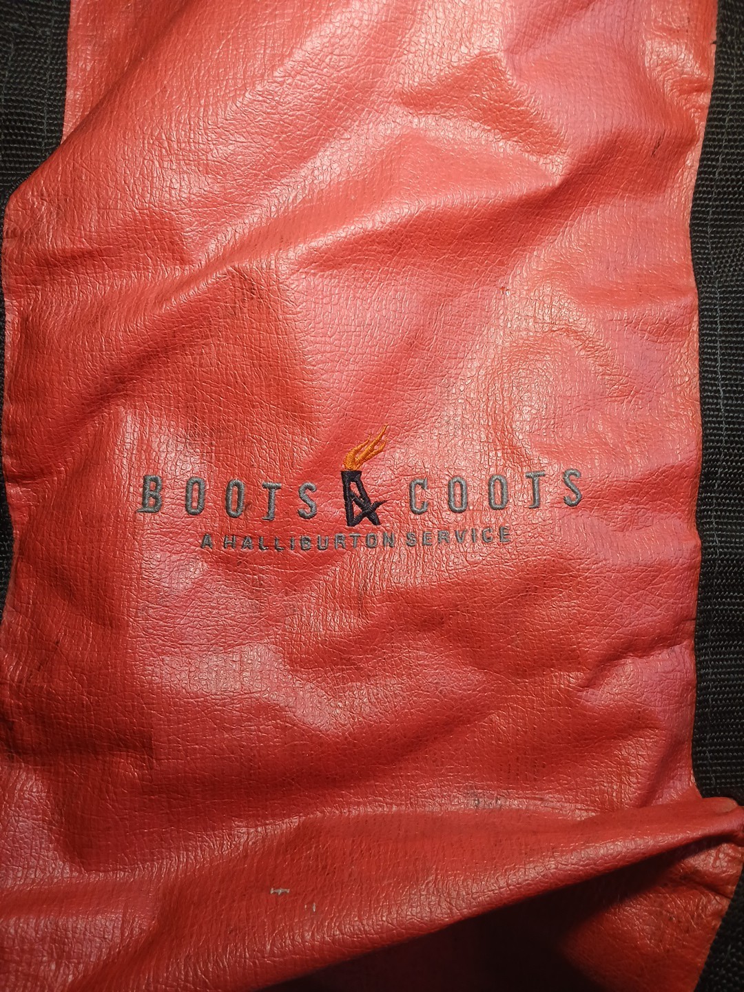 Oilfield Offshore Bag BOOTS & COOTS XL Authentic Well Used Oilfield Memorabilia