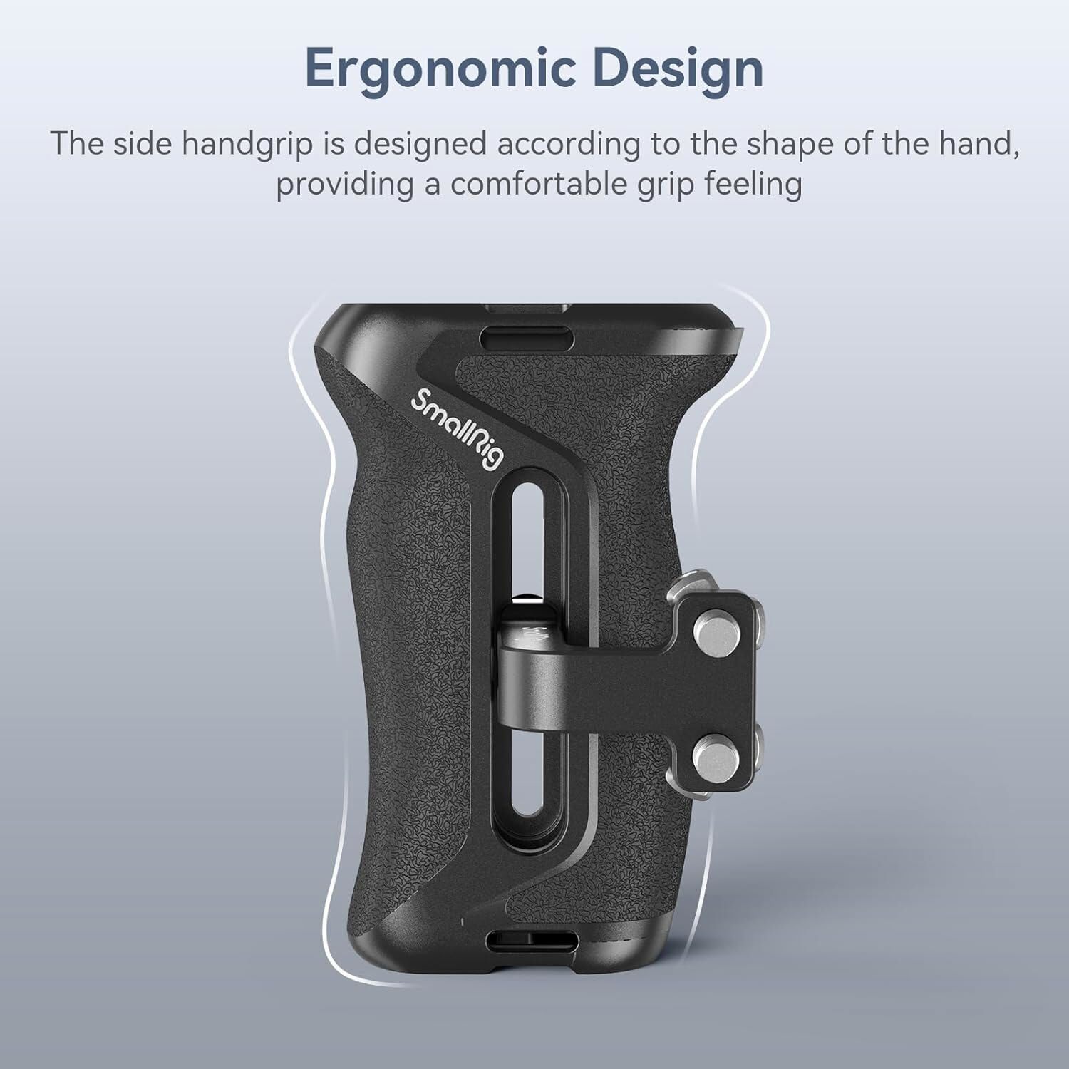 SmallRig Camera Side Handle with Bulit-in 1/4"-20 Locating Hole for Camera Cages