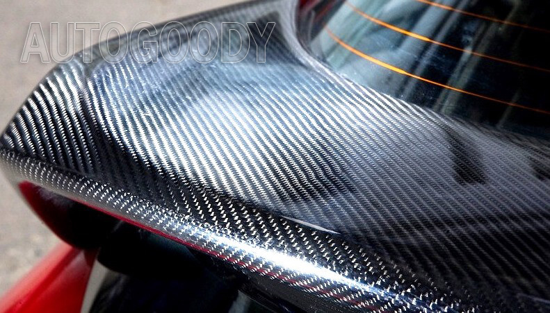 7D Premium Super Gloss Carbon Fiber Vinyl Film Wrap Bubble Free Air Release 6D