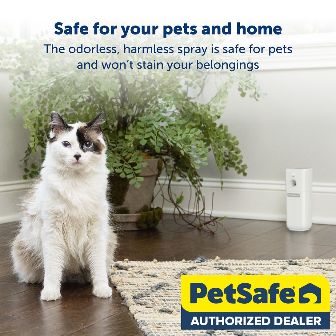 PetSafe SSSCat Spray Deterrent Dog Cat PPD00-17617 with Spray Refill - New 2024