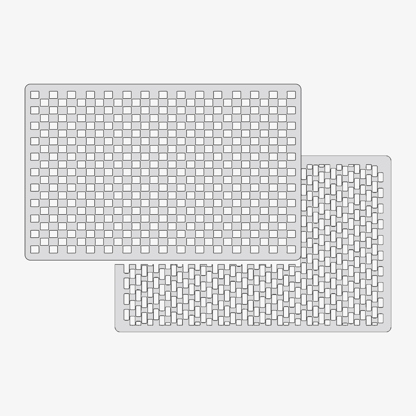 Carbon Fiber Set - Reusable Airbrush Stencil Template