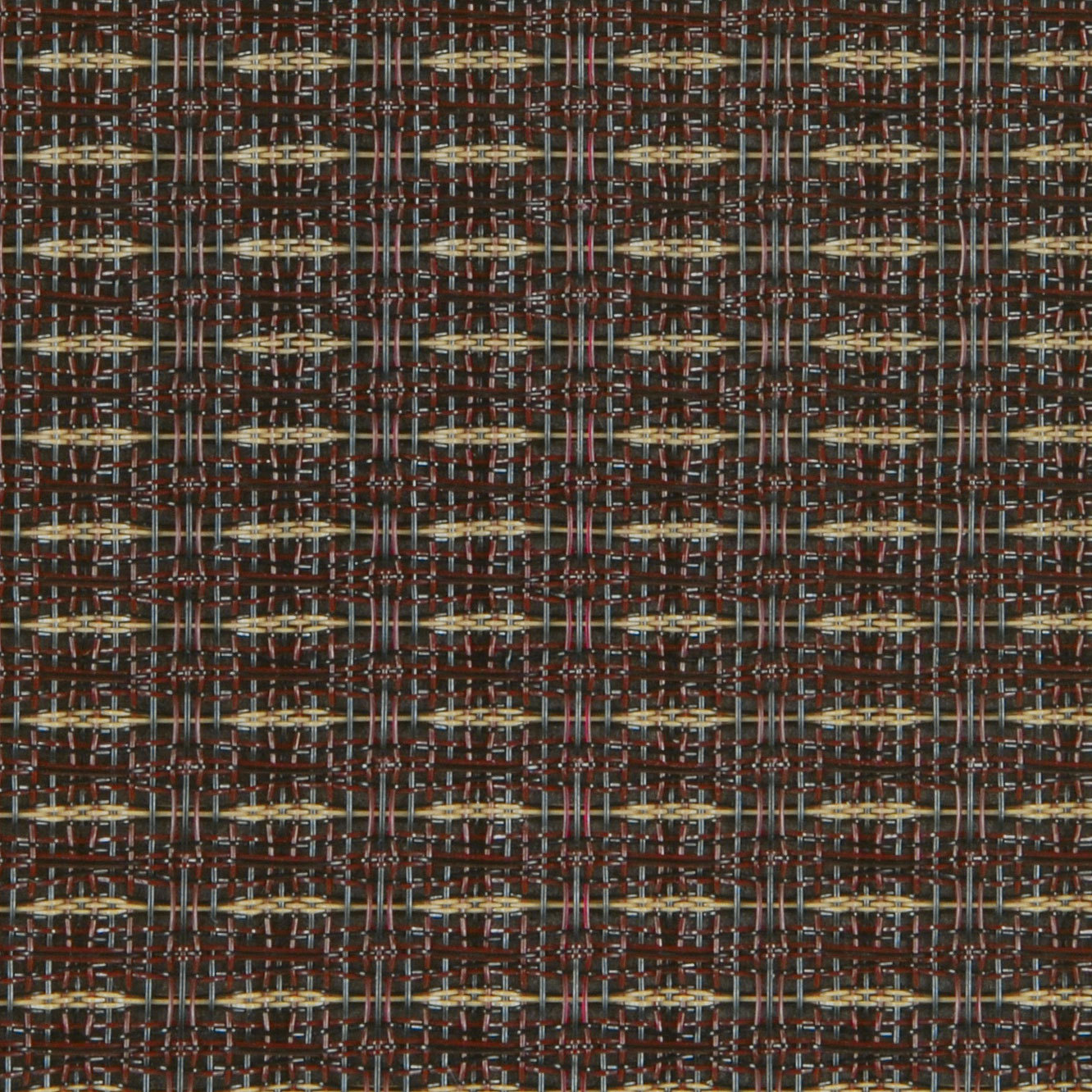 36" Speaker Grill Cloth Fabric Burgundy/Beige Stripe Yard