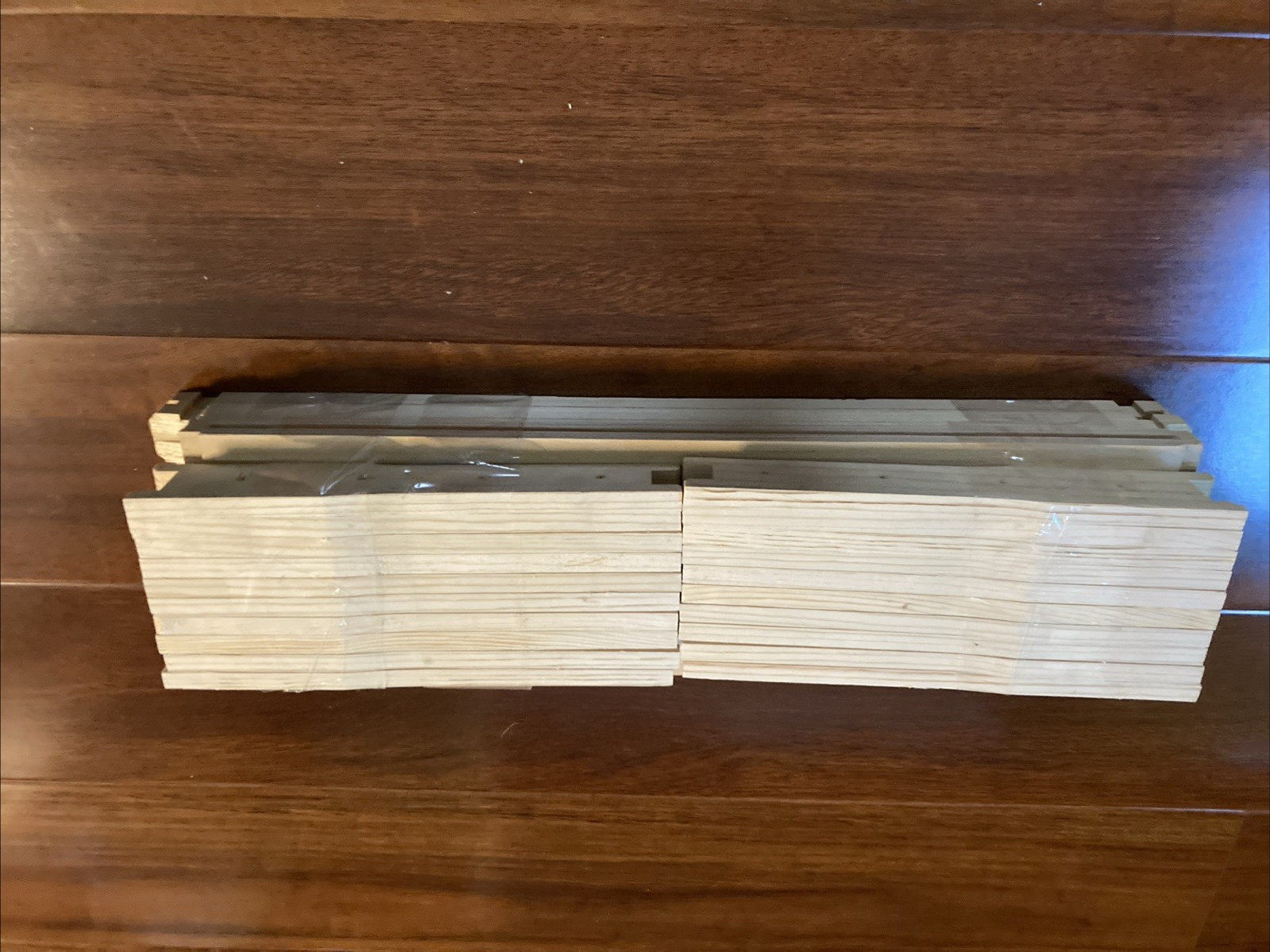 DEEP UNassembled 10pcs . AMISH  Cypress. Grooved top Beehive frames.