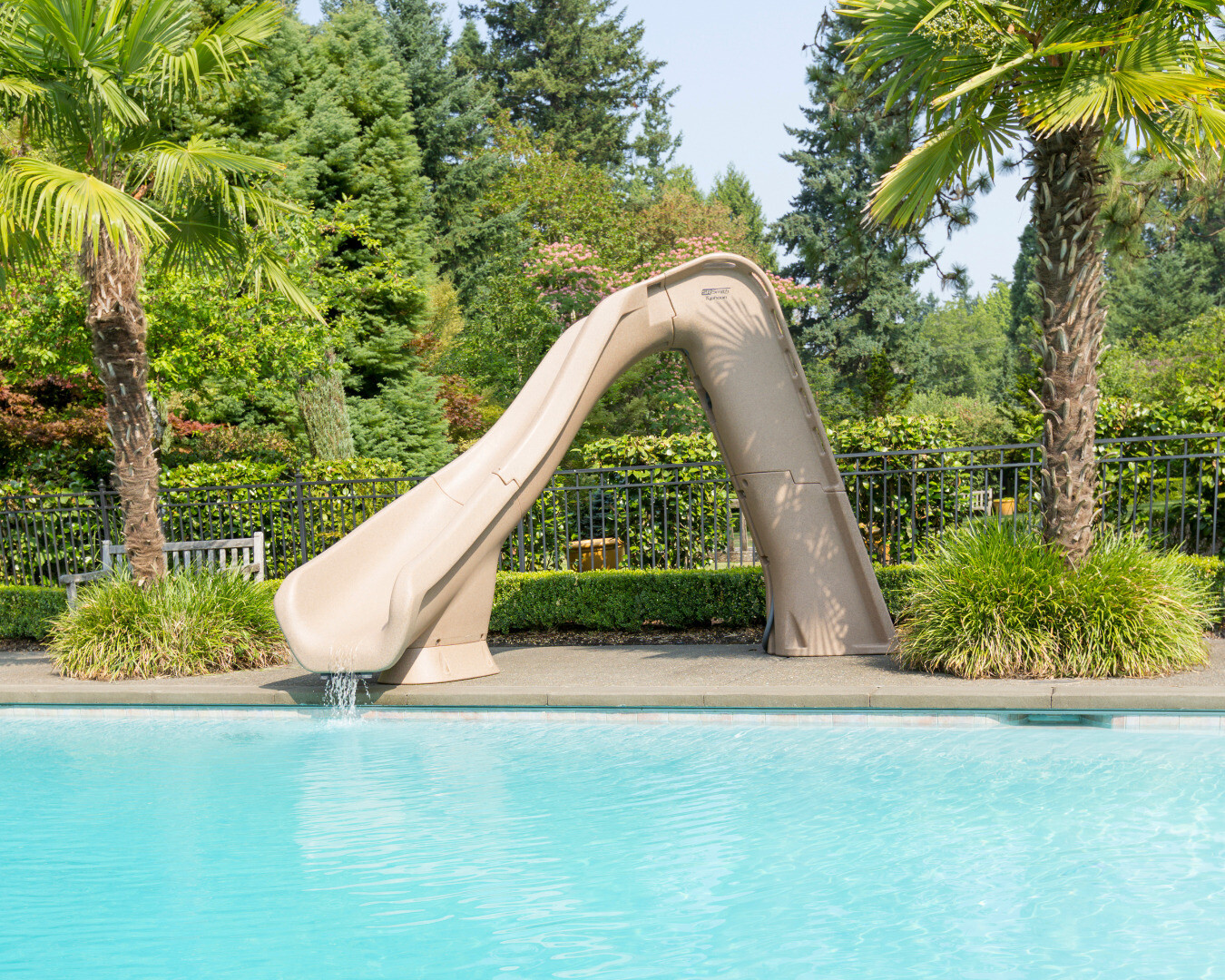 S.R. Smith Typhoon Swimming Pool Slide for In-Ground Swimming Pools