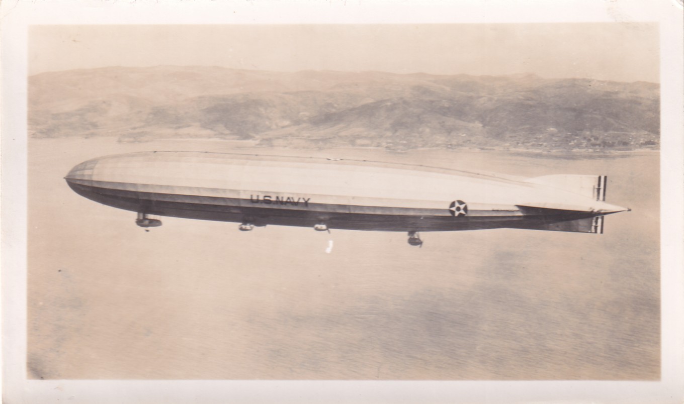 Vintage 1940s Aeroplane Photo Supply US Navy USS SHENANDOAH ZEPPELIN AIRSHIP 593