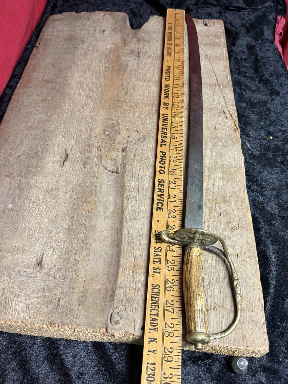 Revolutionary War Era 1700s 18th Century European Cuttoe Hunting Sword
