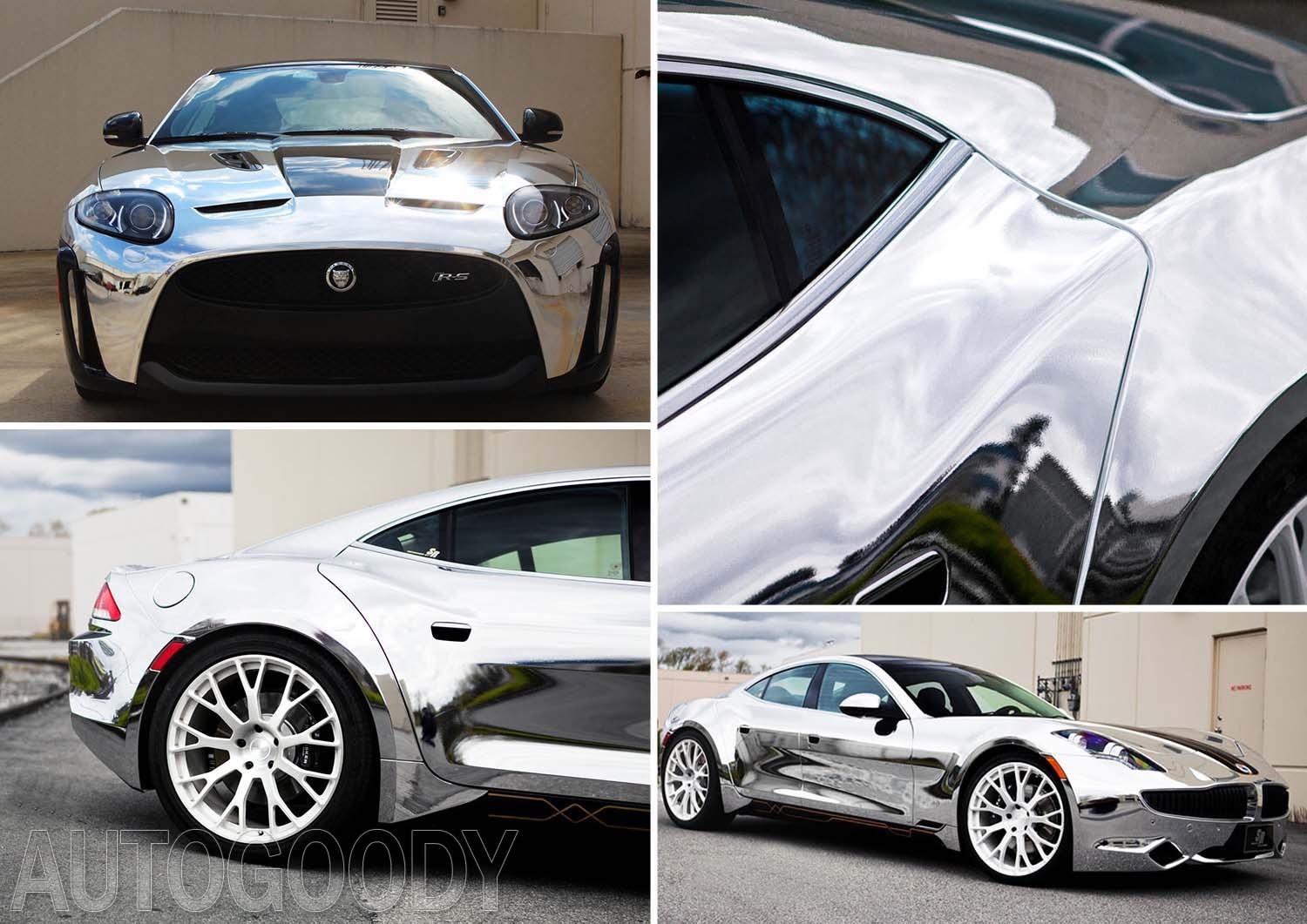 12" x 60" Silver Chrome Mirror Vinyl Film Wrap Sticker Stretchable 1ft x 5ft