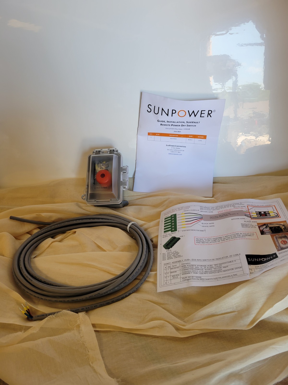 Sunvault RPO Switch Brand New with manual 538799