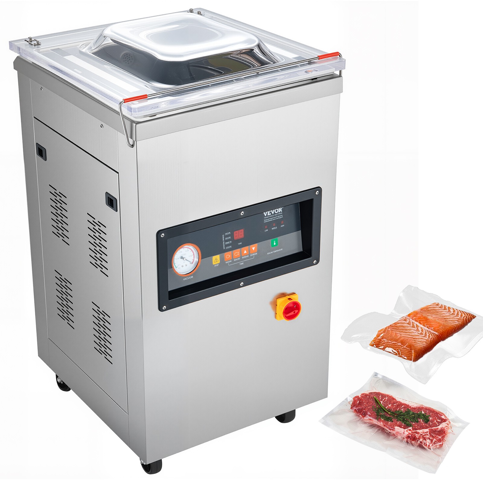 VEVOR Chamber Vacuum Sealer 900W Commercial Vacuum Sealing Bag Packing Machine