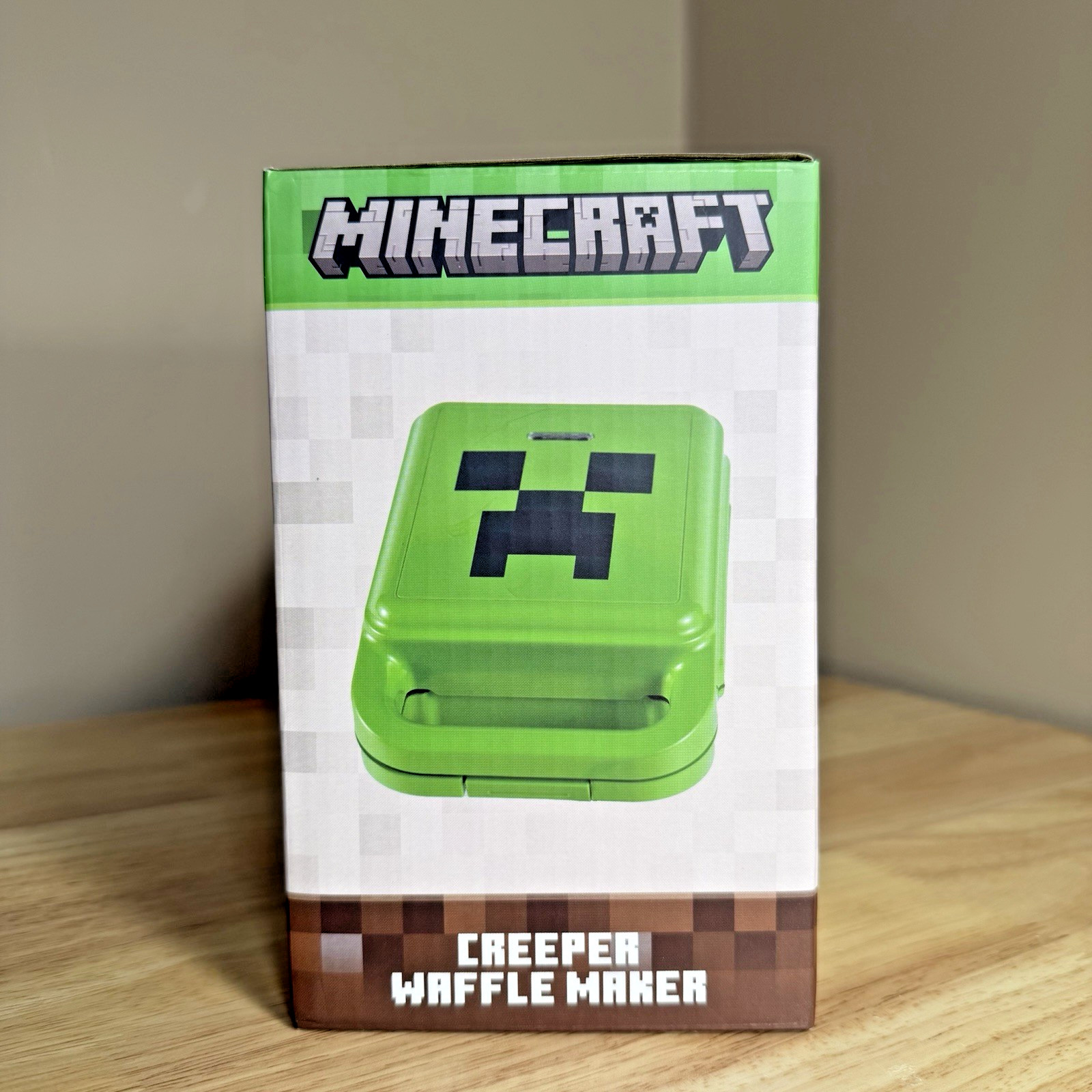Official Minecraft Creeper Waffle Maker - NIB