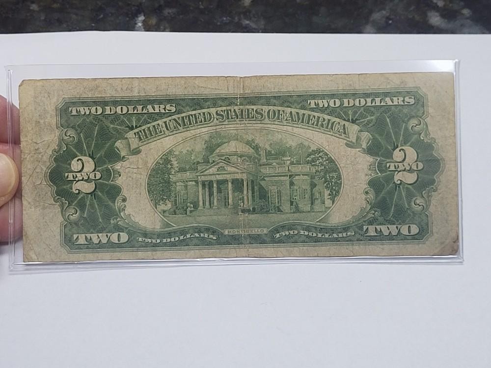 1928 D $2 RED SEAL United States Note