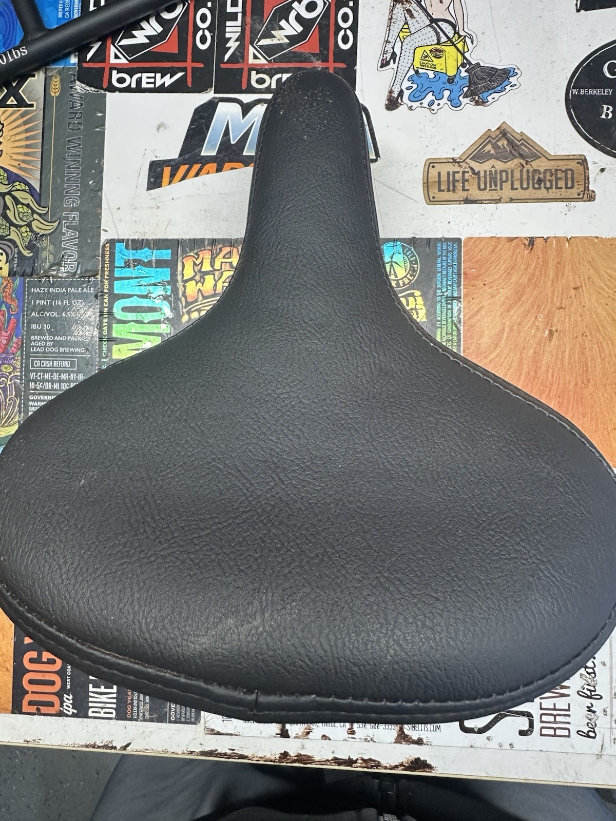 Prewar Black Saddle Bicycle Vintage