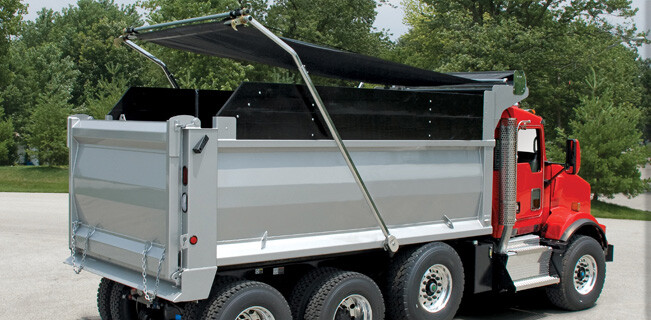 7'6" x 20' 18Oz Vinyl Asphalt Dump Truck Trailer Tarp Waterproof Double Pocket