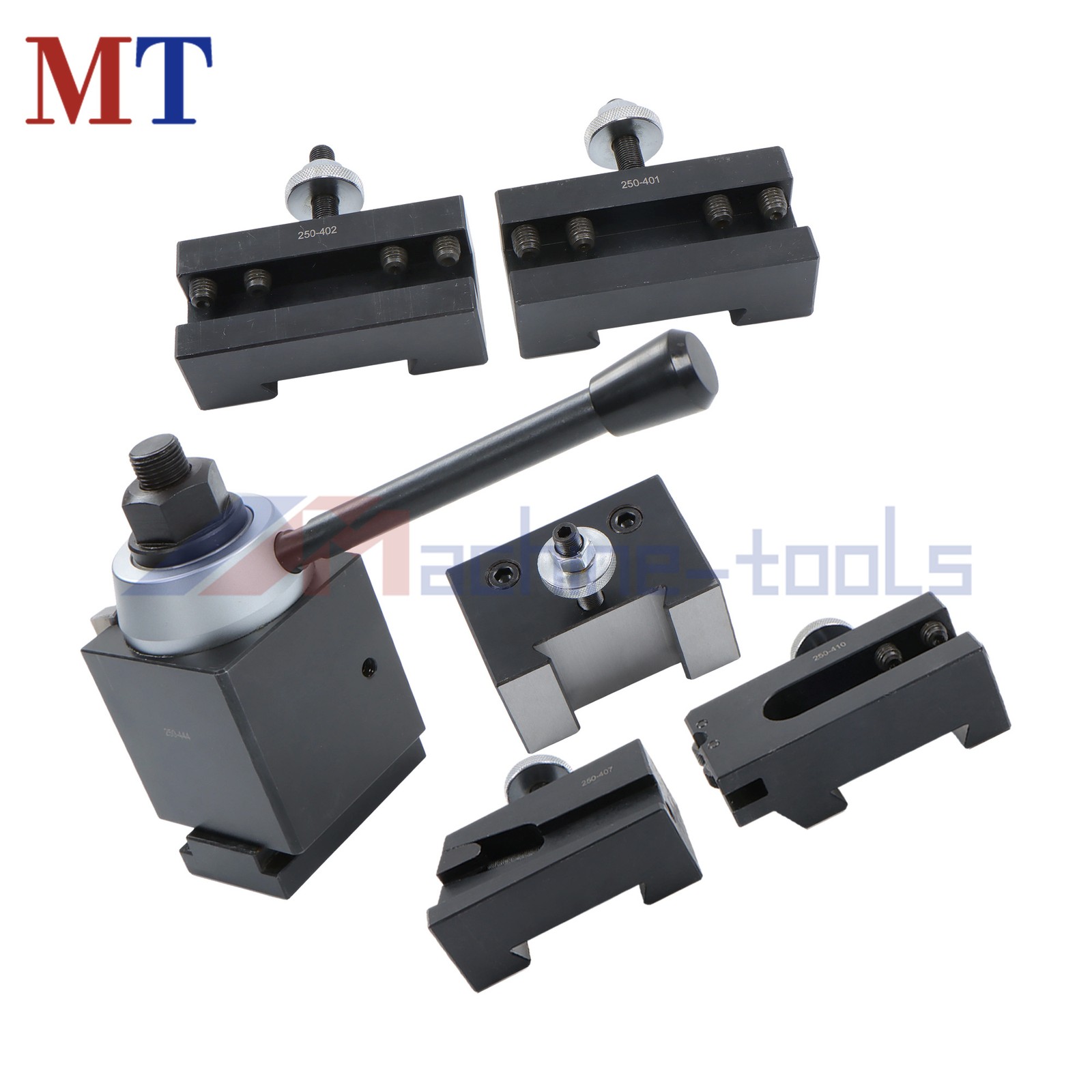 Quick Change Tool Post CA 250-444 Wedge Design Fits 14-20 Inch Lathe Swing