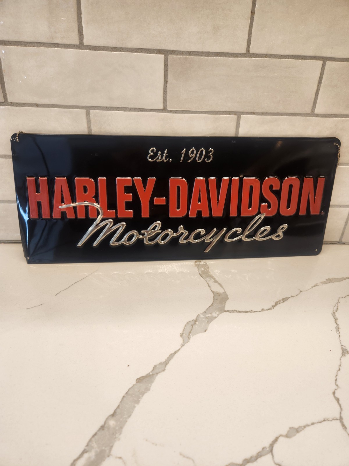 Harley Davidson Ande Rooney HD Motorcycle Tin Metal Sign Man Cave Garage Gift