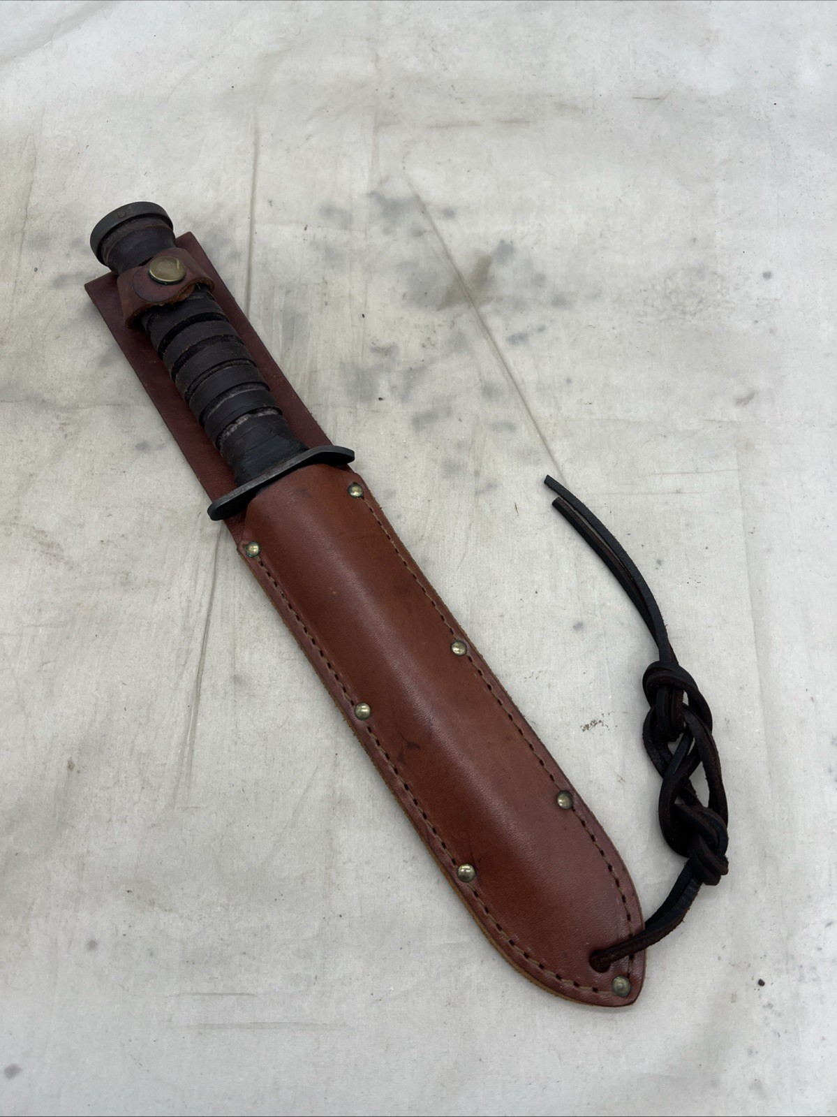 1990s US M3 Camillus Fighting Knife With Sheath (FF162