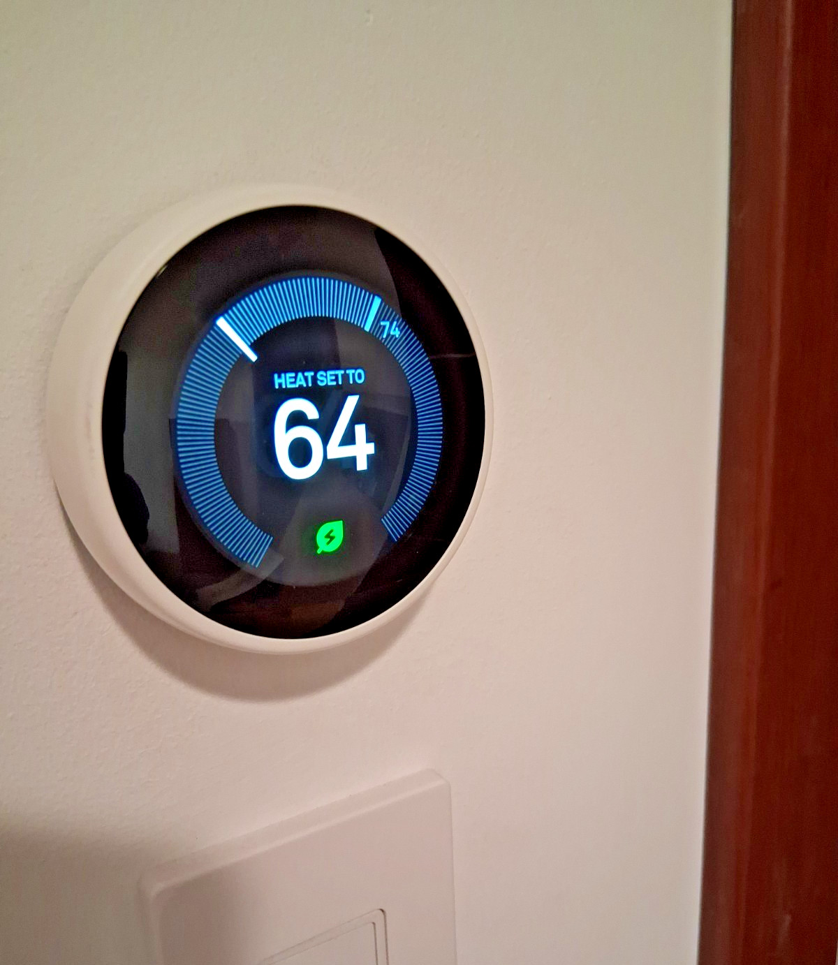 Google Nest 3rd Gen Learning Thermostat A0013, White, Tested, Great