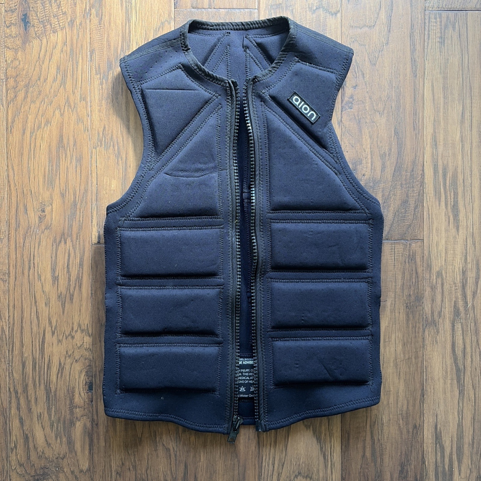 Aion Black Men’s Workout Vest 8 lbs Men’s Medium Weight Vest Running Walking